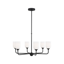 Load image into Gallery viewer, Emile Chandelier in Midnight Black (Large/Not Included).
