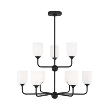 Load image into Gallery viewer, Emile Chandelier in Midnight Black (Extra Large/Not Included).
