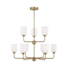 Load image into Gallery viewer, Emile Chandelier in Satin Bronze (Extra Large/Not Included).
