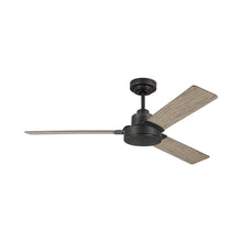 Load image into Gallery viewer, Jovie Outdoor Ceiling Fan in Aged Pewter/Light Grey Weathered Oak (52-Inch).
