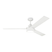 Load image into Gallery viewer, Jovie Outdoor LED Ceiling Fan in Matte White (58-Inch).
