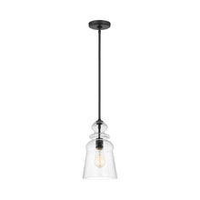 Load image into Gallery viewer, Kea Pendant Light in Midnight Black.
