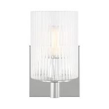 Load image into Gallery viewer, Lando Bath Vanity Light in Chrome (1-Light).
