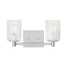 Load image into Gallery viewer, Lando Bath Vanity Light in Chrome (2-Light).
