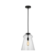 Load image into Gallery viewer, Loras Pendant Light in Midnight Black.
