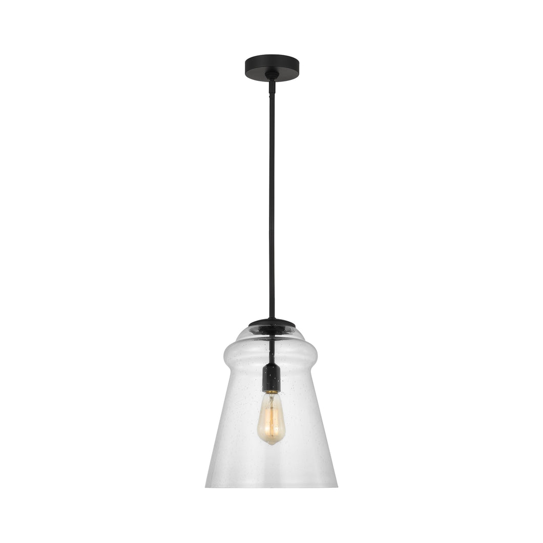 Loras Pendant Light in Midnight Black.