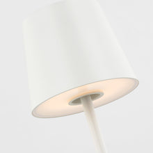 Load image into Gallery viewer, Mena Rechargeable Table Lamp in Detail.

