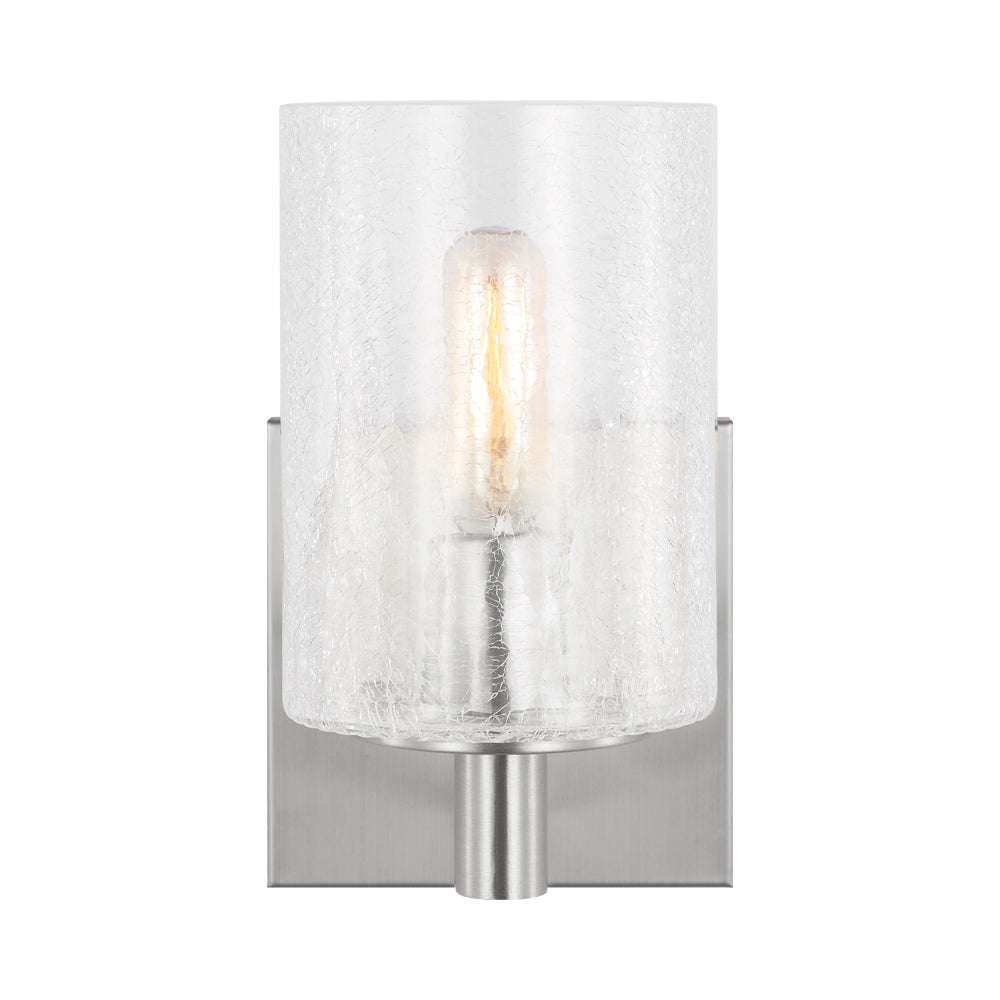 Parker Bath Vanity Light in Brushed Steel (1-Light).