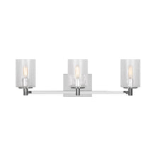 Load image into Gallery viewer, Parker Bath Vanity Light in Chrome (3-Light).
