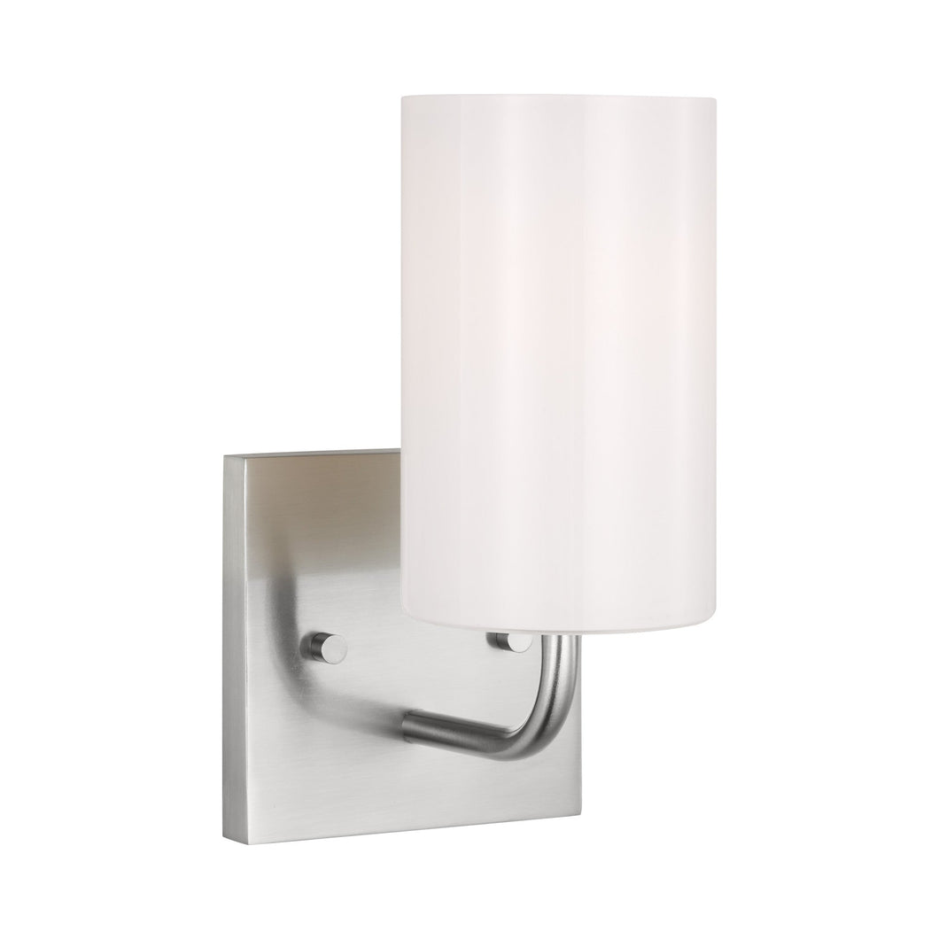 Rhett Bath Vanity Light in Brushed Steel (Small/Not Included).