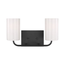 Load image into Gallery viewer, Rhett Bath Vanity Light in Midnight Black (Medium/Not Included).
