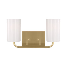 Load image into Gallery viewer, Rhett Bath Vanity Light in Satin Bronze (Medium/Not Included).

