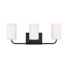 Load image into Gallery viewer, Rhett Bath Vanity Light in Midnight Black (Large/Not Included).
