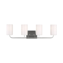 Load image into Gallery viewer, Rhett Bath Vanity Light in Brushed Steel (Extra Large/Not Included).
