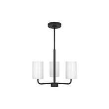 Load image into Gallery viewer, Rhett Chandelier in Midnight Black (Small/Not Included).
