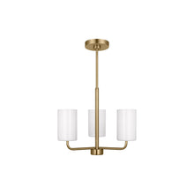 Load image into Gallery viewer, Rhett Chandelier in Satin Bronze (Small/Not Included).

