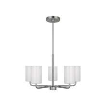 Load image into Gallery viewer, Rhett Chandelier in Brushed Steel (Medium/Not Included).
