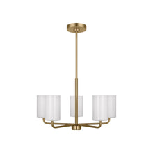Load image into Gallery viewer, Rhett Chandelier in Satin Bronze (Medium/Not Included).
