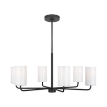 Load image into Gallery viewer, Rhett Chandelier in Midnight Black (Large/Not Included).

