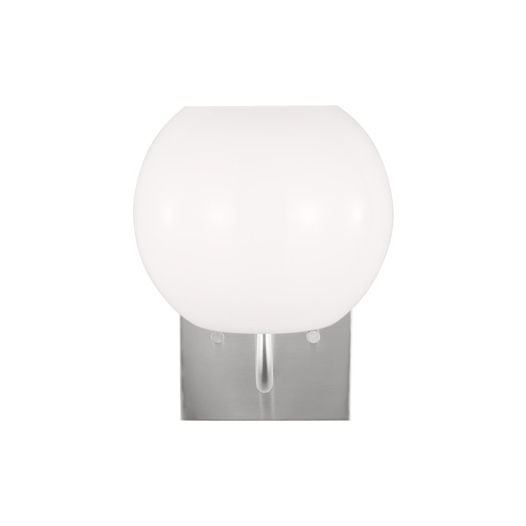 Rory Bath Vanity Light in Brushed Steel (Small/Not Included).