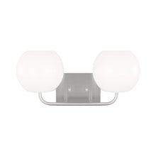 Load image into Gallery viewer, Rory Bath Vanity Light in Brushed Steel (Medium/Not Included).
