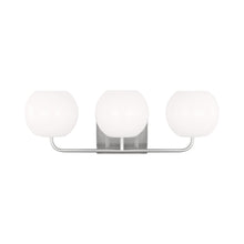 Load image into Gallery viewer, Rory Bath Vanity Light in Brushed Steel (Large/Not Included).
