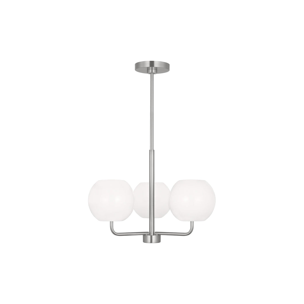 Rory Chandelier in Brushed Steel (Small/Not Included).