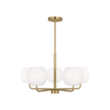 Load image into Gallery viewer, Rory Chandelier in Satin Bronze (Medium/Not Included).
