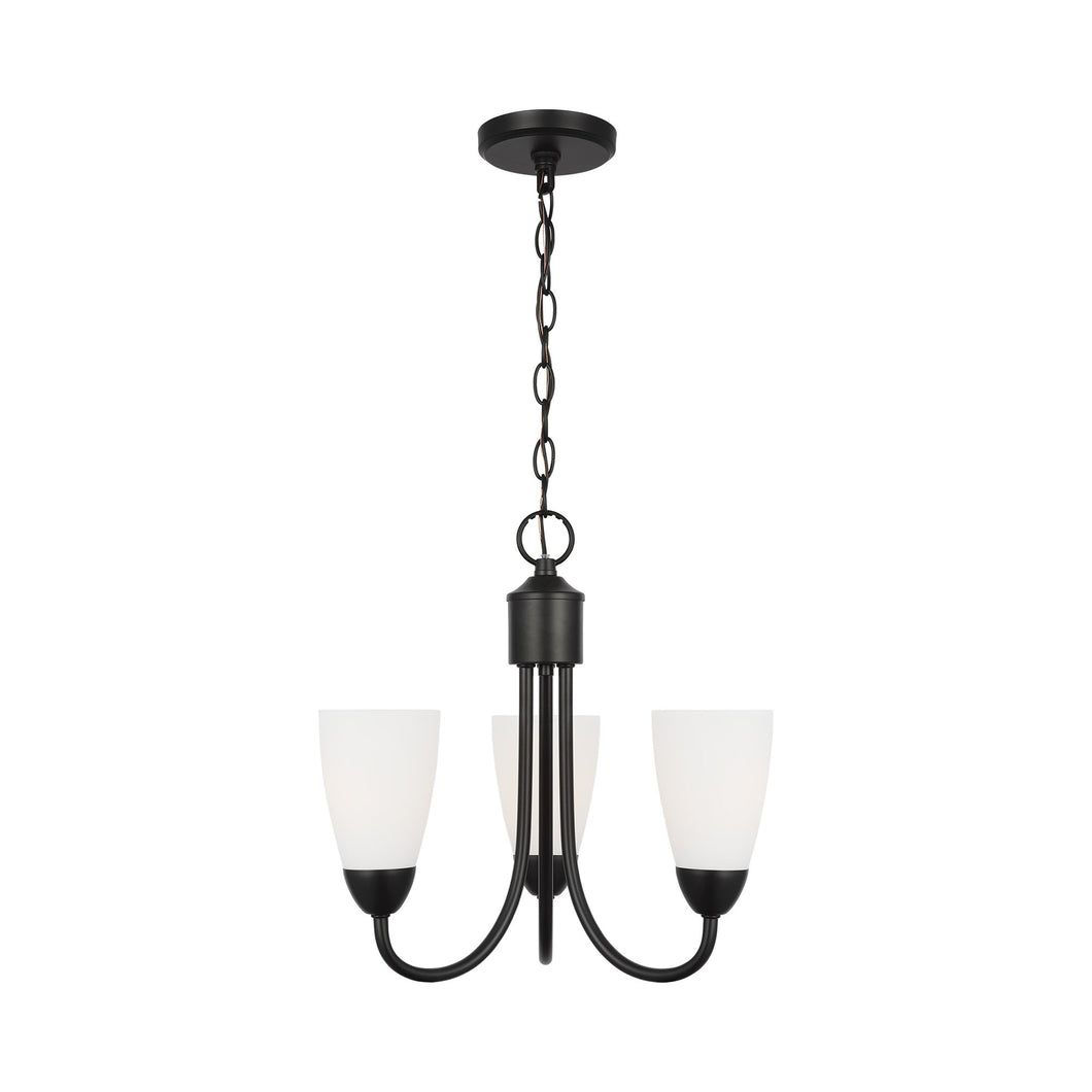 Seville Chandelier in 3-Light (Without Shade/Not Included).
