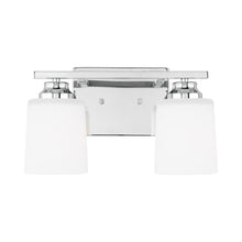 Load image into Gallery viewer, Vinton Bath Wall Light in Chrome (2-Light/Not Included).
