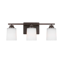 Load image into Gallery viewer, Vinton Bath Wall Light in Bronze (3-Light/Not Included).
