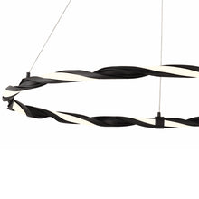 Load image into Gallery viewer, Convolution LED Pendant Light in Detail.
