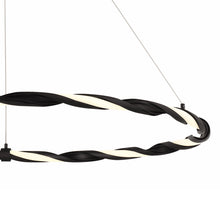 Load image into Gallery viewer, Convolution LED Pendant Light in Detail.
