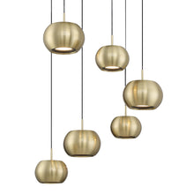 Load image into Gallery viewer, Halo LED Pendant Light in Detail.
