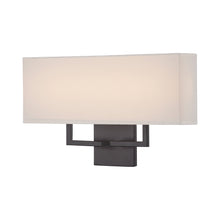 Load image into Gallery viewer, LED Wall Light in Bronze.
