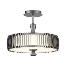 Load image into Gallery viewer, Night Moves LED Semi Flush Mount Ceiling Light.
