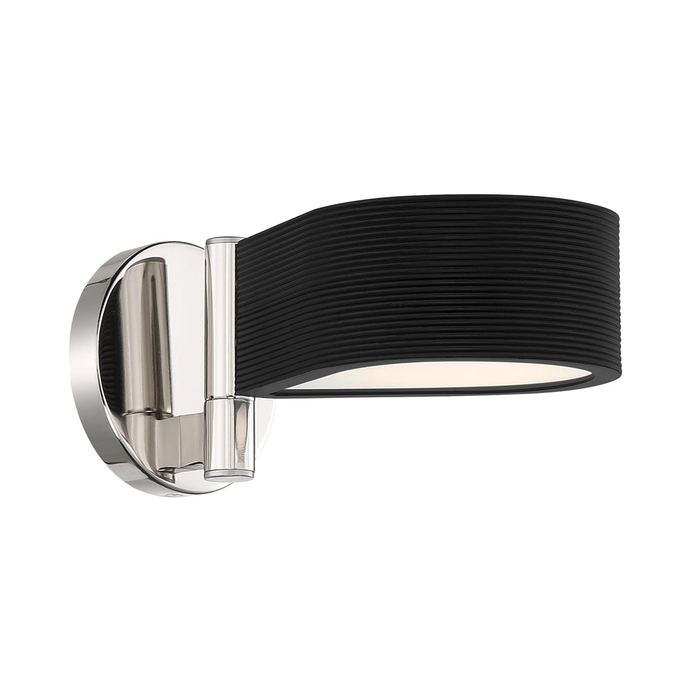 Side Step LED Bath Wall Light (1-Light).