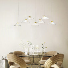 Load image into Gallery viewer, Sneer LED Multi Light Pendant Light in living room.
