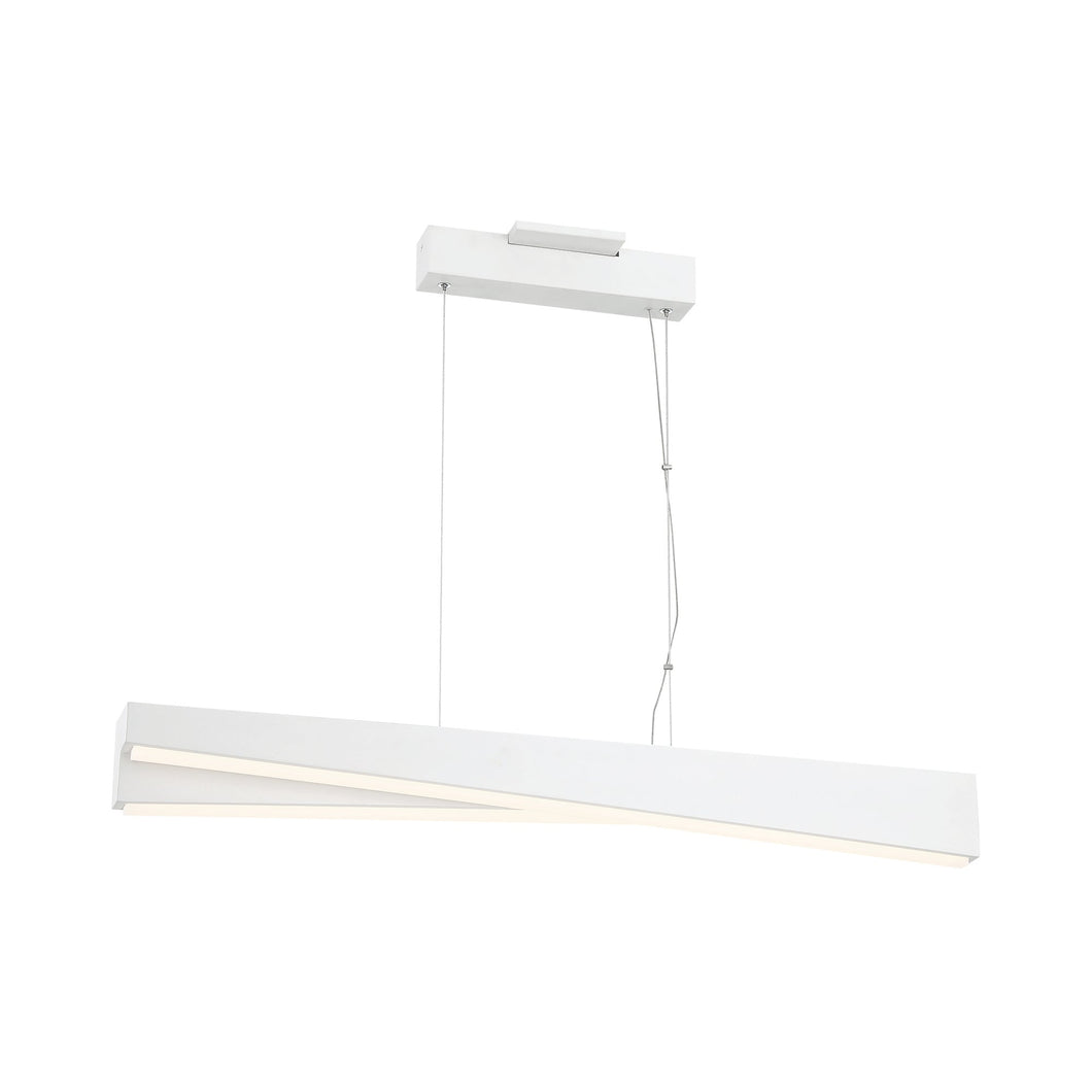 So Inclined LED Linear Pendant Light (35.5-Inch).