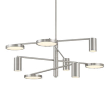 Load image into Gallery viewer, Swivel LED Chandelier in Detail.
