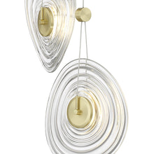 Load image into Gallery viewer, TOPKNOT LED Multi Light Pendant Light in Detail.

