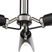 Load image into Gallery viewer, Turbine Semi Flush Mount Ceiling Light in Detail.
