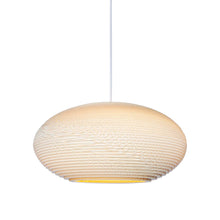 Load image into Gallery viewer, Disc Pendant Light in Blonde (Medium).

