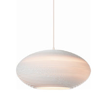 Load image into Gallery viewer, Disc Pendant Light in White (Medium).
