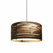 Load image into Gallery viewer, Drum Pendant Light in Natural (Small).
