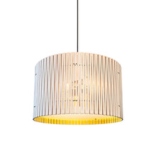 Load image into Gallery viewer, Kerflights Drum Pendant Light in Light Ash (22-Inch).
