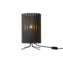 Load image into Gallery viewer, Kerflights Table Lamp in Blackened Ash (Small).
