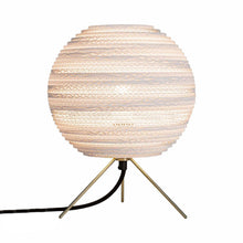 Load image into Gallery viewer, Moon Table Lamp in White.
