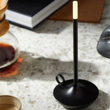 Load image into Gallery viewer, Wick LED Table Lamp in Detail.
