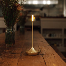 Load image into Gallery viewer, Wick LED Table Lamp in Detail.

